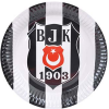 Lisanslı Beşiktaş Karton Tabak 23 Cm 8 Parça - 1