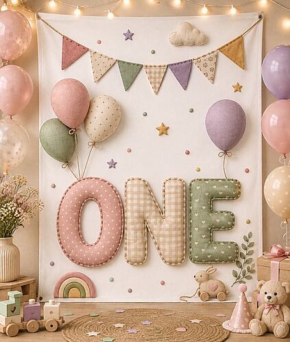 Bez Afiş One Pembe 100*150 - 