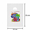 Blok Poşet Baskılı El Geçme 1 No 22x33 Cm 100 lü - 1