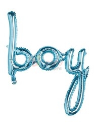 Folyo Balon Boy El Yazısı Mavi - 1