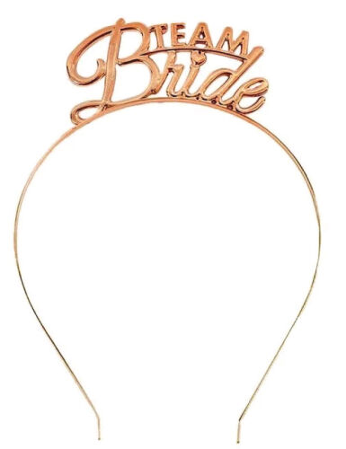 Taç Metal Team Bride Rose Gold - 1
