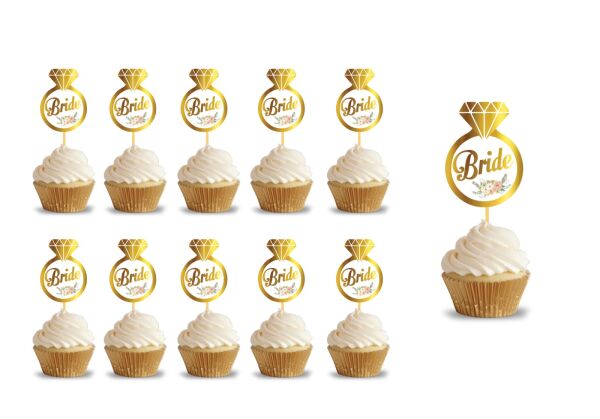 Kürdan Bride Varak Baskılı 10 Parça - 