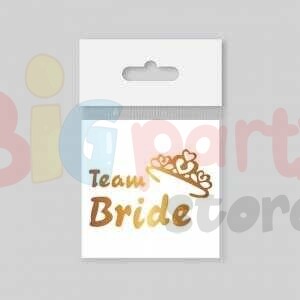 Dövme Team Bride Zarif Taçlı Gold - 1