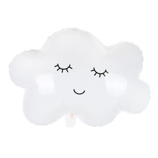 Folyo Balon Bulut Beyaz 75 cm - 1