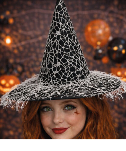 Cadı Şapkası Güpürlü Model Beyaz - 2