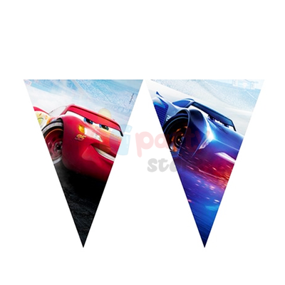 Lisanslı Cars Üçgen Flama - 