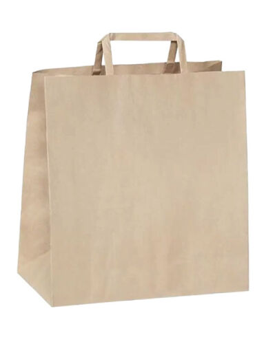 Kağıt Çanta Flat Sap 33 x 36 x 20 Cm 25 Parça - 