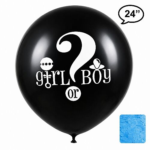 Cinsiyet Balonu 24 İnç Mavi - 