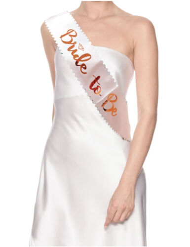 Kuşak Dantelli Bride To Be Beyaz - Rose - 