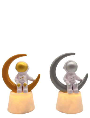 Dekor Led Astronot Pilli 12 Cm 12 Parça - 