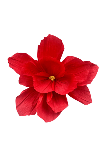 Dekor Süs Çiçek 30 Cm Kırmızı - 