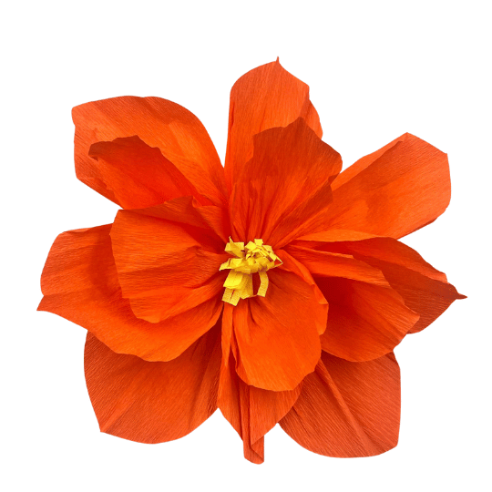 Dekor Süs Çiçek 30 Cm Turuncu - 