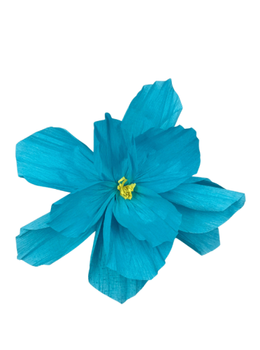 Dekor Süs Çiçek 30 Cm Mavi - 