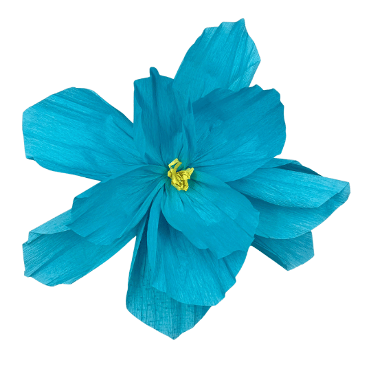 Dekor Süs Çiçek 45 Cm Mavi - 