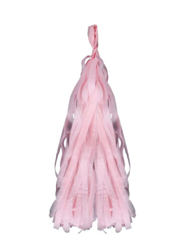Dekoratif Garland Püsküllü Süs 5 Parça Pembe - 2