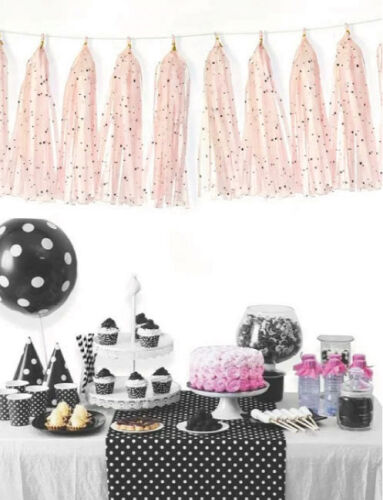 Dekoratif Garland Püsküllü Süs Desenli 5 Parça Krem - 3