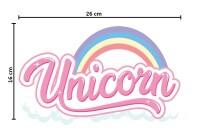 Dekoratif Kişiye Özel Ayaklı Pano Seti Unicorn 5 Parça - 7