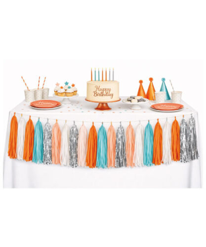 Dekoratif Püsküllü Süs 4.2 Metre 20 Parça Gümüş Renkli - 