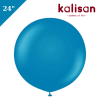 Lateks Retro Balon 24 inç Derin Okyanus (Deep Blue) - 1