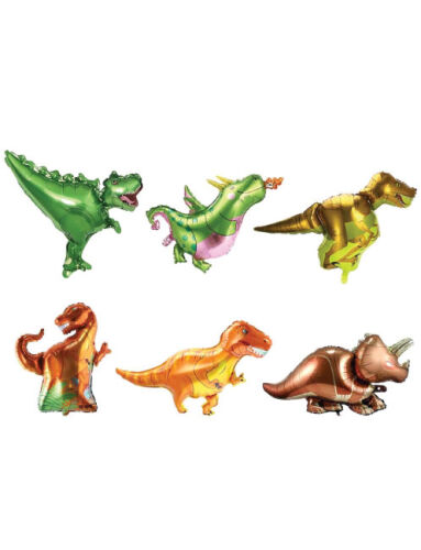 Folyo Balon 6lı Set 14 inç Dinozor - 1