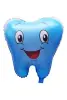 Folyo Balon Diş Şekilli Mavi 50 cm - 1