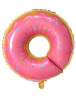 Folyo Balon Donut Pembe 85 cm - 1