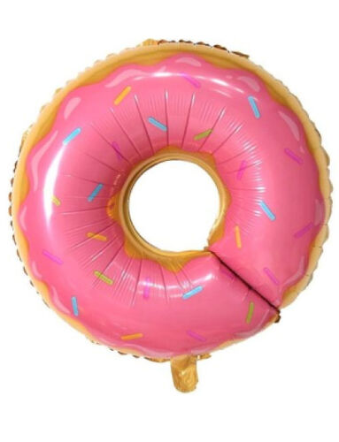 Folyo Balon Donut Pembe 85 cm - 