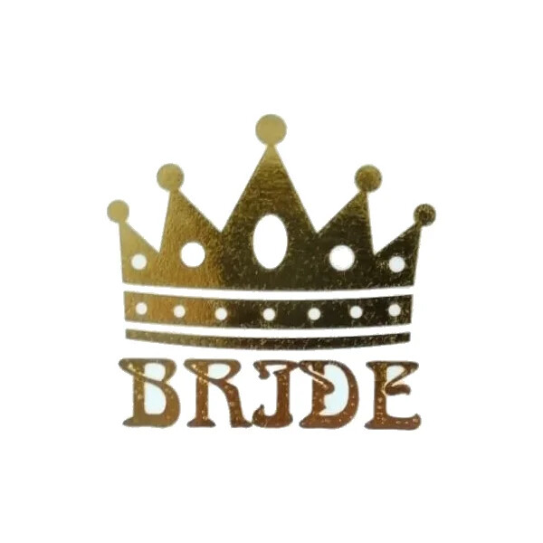Dövme Bride Taçlı Altın - 
