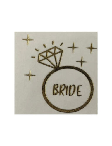 Dövme Bride Yüzük Desenli Altın - 1