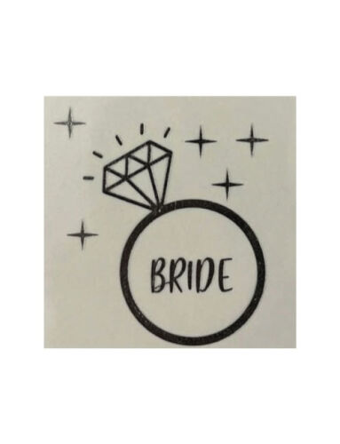 Dövme Bride Yüzük Desenli Gümüş - 1