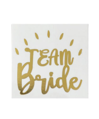 Dövme Team Bride Çizgili Model Altın - 