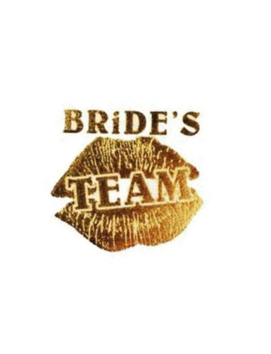 Dövme Team Bride Dudak Desenli Altın - 1