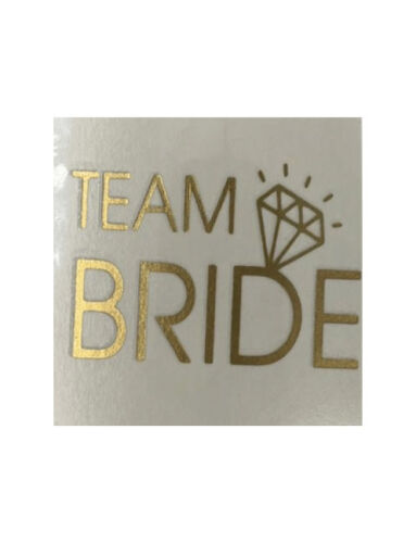 Dövme Team Bride Tektaş Detaylı Model Altın - 1