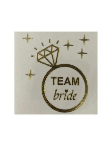 Dövme Team Bride Yüzük Desenli Altın - 1