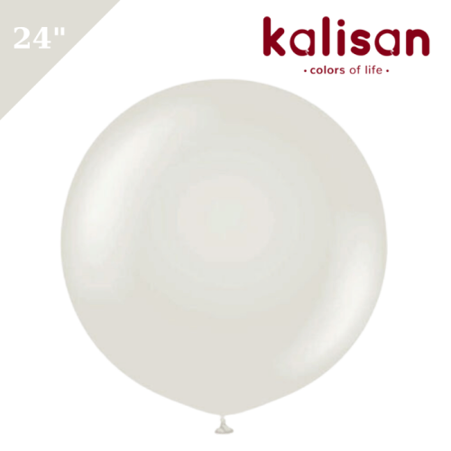 Lateks Retro Balon 24 inç Duman (Smoke) - 1