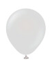 Lateks Retro Balon 12 inç 100 Parça Duman (Smoke) - 1