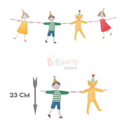 Kağıt Banner El Ele Tutuşan Çocuklar 3 Metre - 3