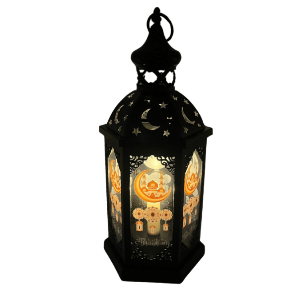 Fener Ledli Siyah Model 43 Cm Lüks Pilli - 1