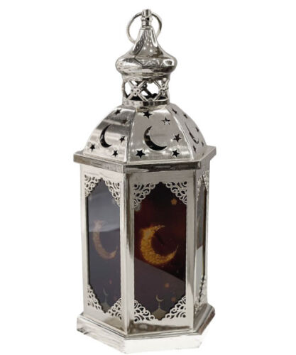 Fener Ledli Gümüş Model 43 Cm Lüks Pilli - 1