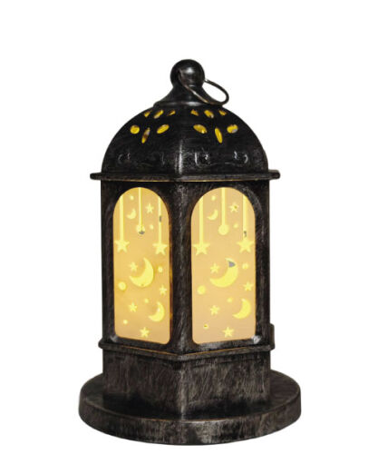 Fener Ledli Tabanlı Eskitme Model 16 Cm Gümüş - 2