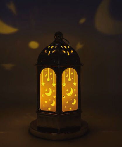 Fener Ledli Tabanlı Parlak Model 16 Cm Altın - 4