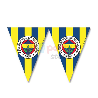 Lisanslı Fenerbahçe Üçgen Flama - 1