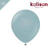 Lateks Retro Balon 100 Parça Fırtına Mavisi (Storm) 12 inç Kalisan - 1