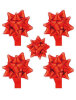 Fiyonk Süs Kutup Yıldızı Mat Kırmızı Yapışkanlı 24 Parça - 1