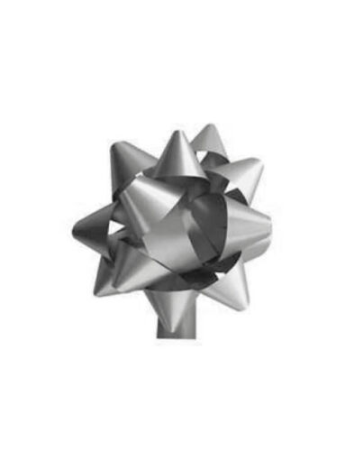 Fiyonk Süs Pompom Mat Gümüş Yapışkanlı 24 Parça - 