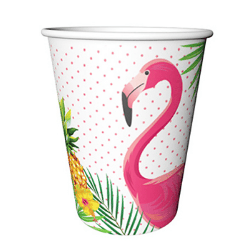Lisanslı Flamingo Ananas Bardak 8 Parça - 1