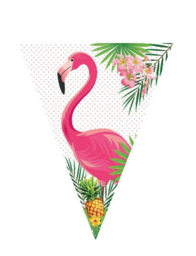 Lisanslı Flamingo Ananas Üçgen Flama - 1