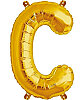 Folyo Balon 100 Cm Gold Harf C - 1