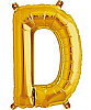 Folyo Balon 100 Cm Gold Harf D - 1
