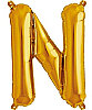 Folyo Balon 100 Cm Gold Harf N - 1